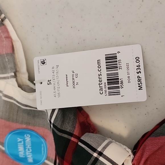 Carter's Holiday Family Matching Outfits - Picture 4 of 5